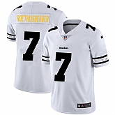 Nike Steelers 7 Ben Roethlisberger White 2019 New Vapor Untouchable Limited Jersey Dzhi